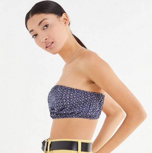 Urban Renewal Remnants Printed Tube Top - Picture 2 of 3